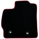 Black Floor Mats for Toyota Prius (2009-2012) with Red Trim - AutoWin