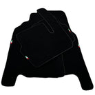 Black Floor Mats Set with Trunk Mat For Ferrari 456 (1992-2003) Italian Edition - AutoWin