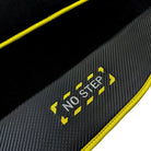 Black Mats For BMW 5 Series E61 Wagon | Fighter Jet Edition | Yellow Trim - AutoWin