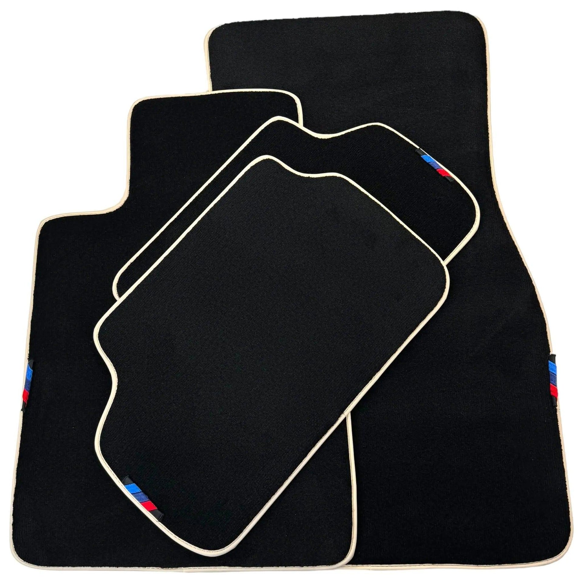 Black Mats For BMW 5 Series G30 | Beige Trim - AutoWin