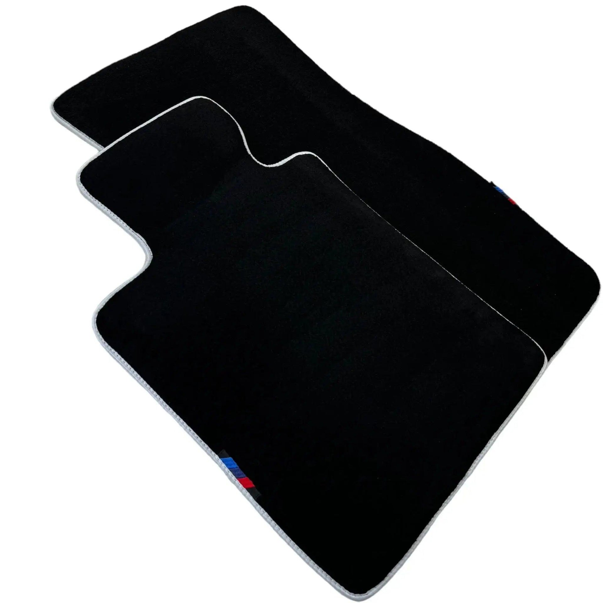 Black Mats For BMW M5 F10 | White Trim - AutoWin