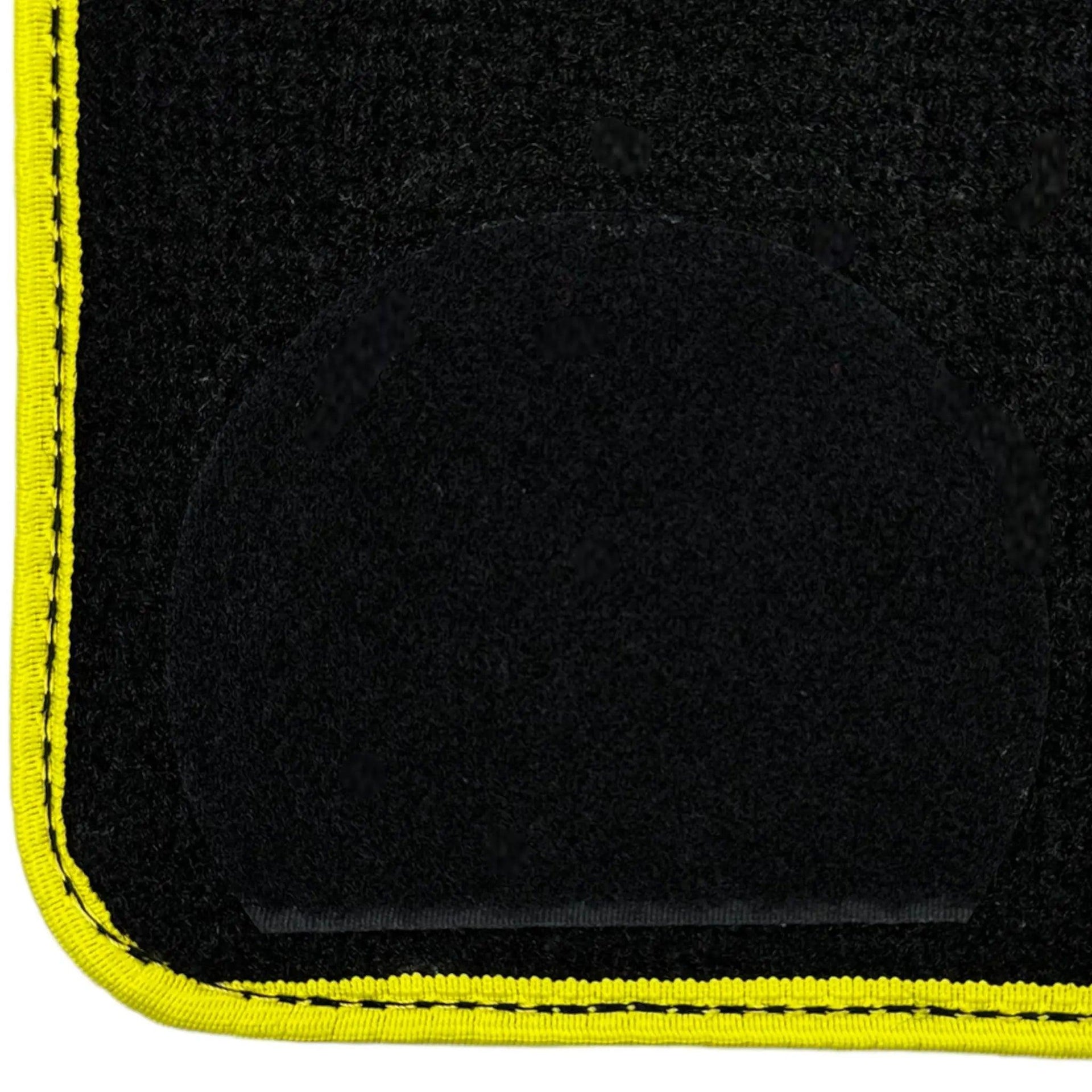 Black Mats For BMW X3 - E83 SUV | Yellow Trim - AutoWin