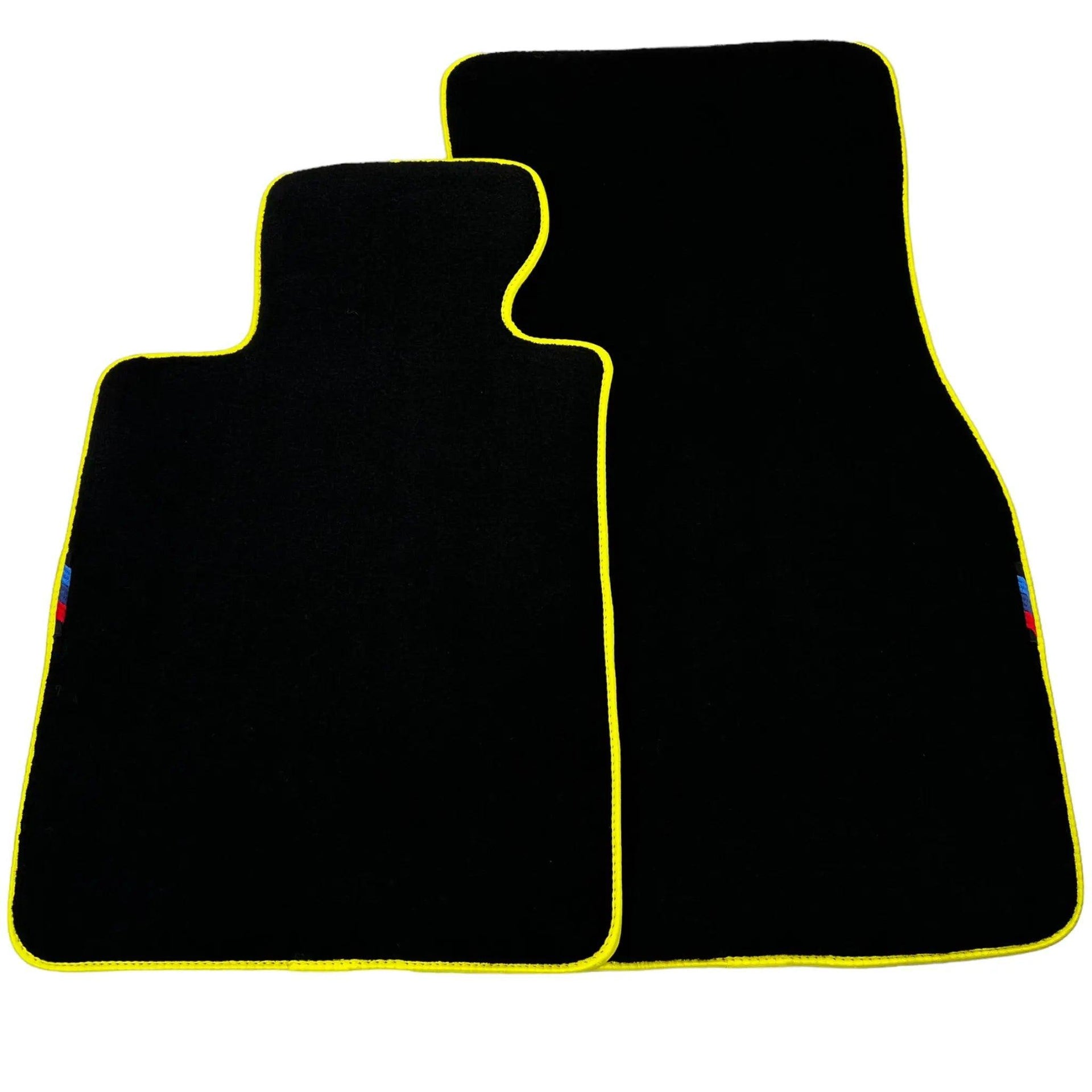 Black Mats For BMW X6M F96 SUV | Yellow Trim - AutoWin