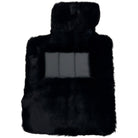 Black Sheepskin Floor Mats for BMW G30 Sedan (2016-2023) | ER56 Design - AutoWin