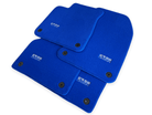 Blue Floor Mats for Audi A3 - 5-door Sportback (MHEV) Mild Hybrid Electric Vehicle (2021 - 2024) | ER56 Design - AutoWin