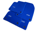 Blue Floor Mats for Audi A5 - 8F7 Convertible (2009-2017) | ER56 Design - AutoWin