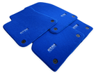 Blue Floor Mats for Audi A6 - C6 Avant Long (2004-2008) | ER56 Design - AutoWin