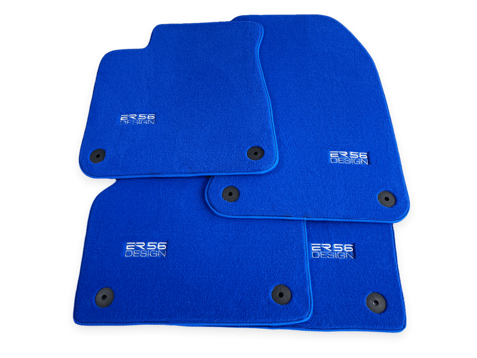 Blue Floor Mats for Audi A8 D5 Long (2017-2023) | ER56 Design - AutoWin