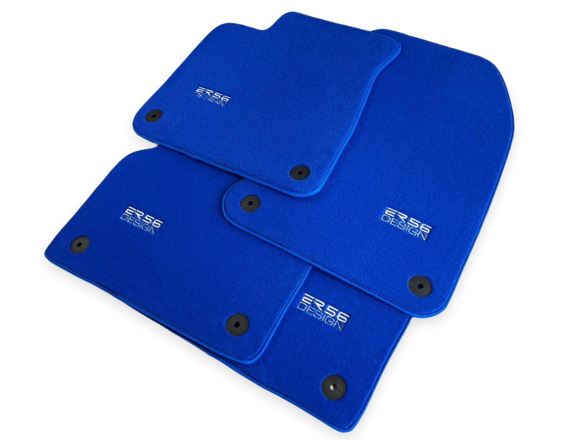 Blue Floor Mats for Audi Q5 FY Hybrid (2017-2023) | ER56 Design - AutoWin