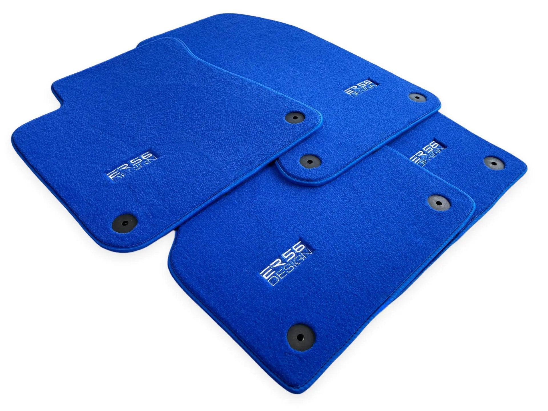 Blue Floor Mats for Audi Q5 FYT Sportback (2021-2024) | ER56 Design - AutoWin
