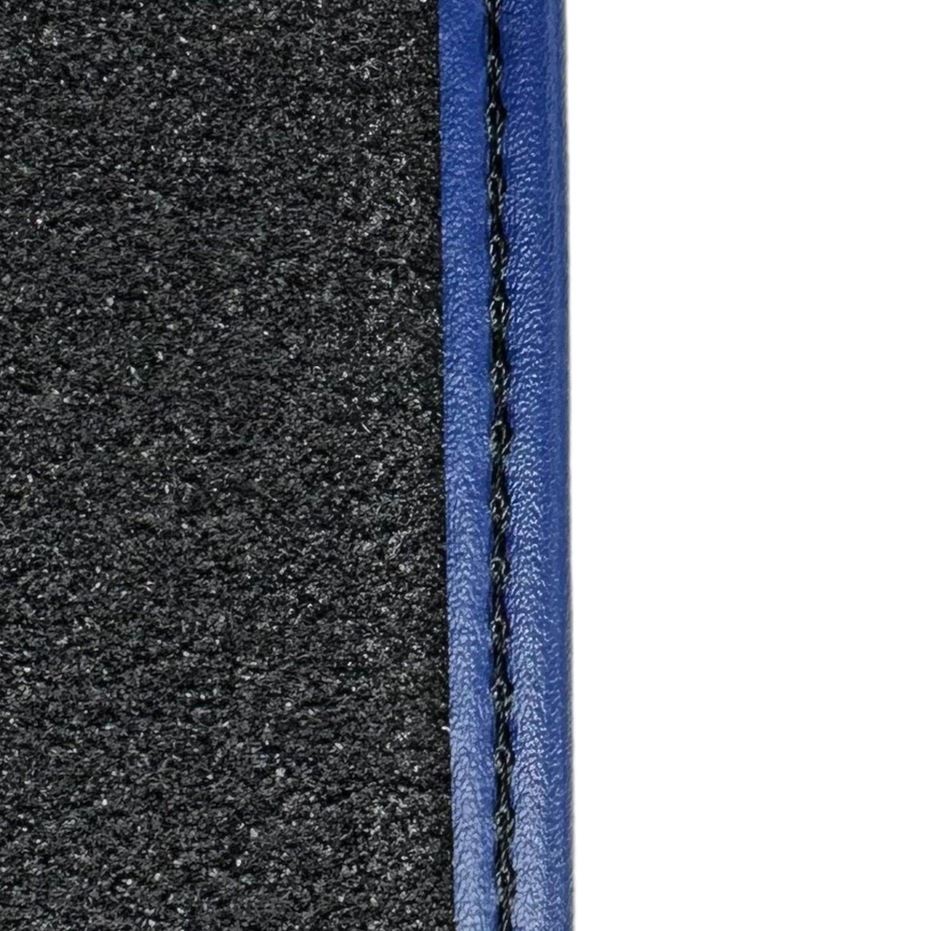 Blue Floor Mats For Bentley Bentayga (2015-2023) with Leather - AutoWin