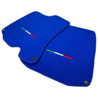 Blue Floor Mats For Ferrari Roma (2021-2024) Italian Edition - AutoWin