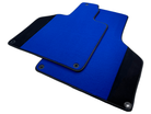 Custom Blue Floor Mats for Lamborghini Gallardo With Alcantara Leather