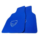 Blue Floor Mats for Pontiac FireBird (1993-2002) with Trans Am Logo - AutoWin
