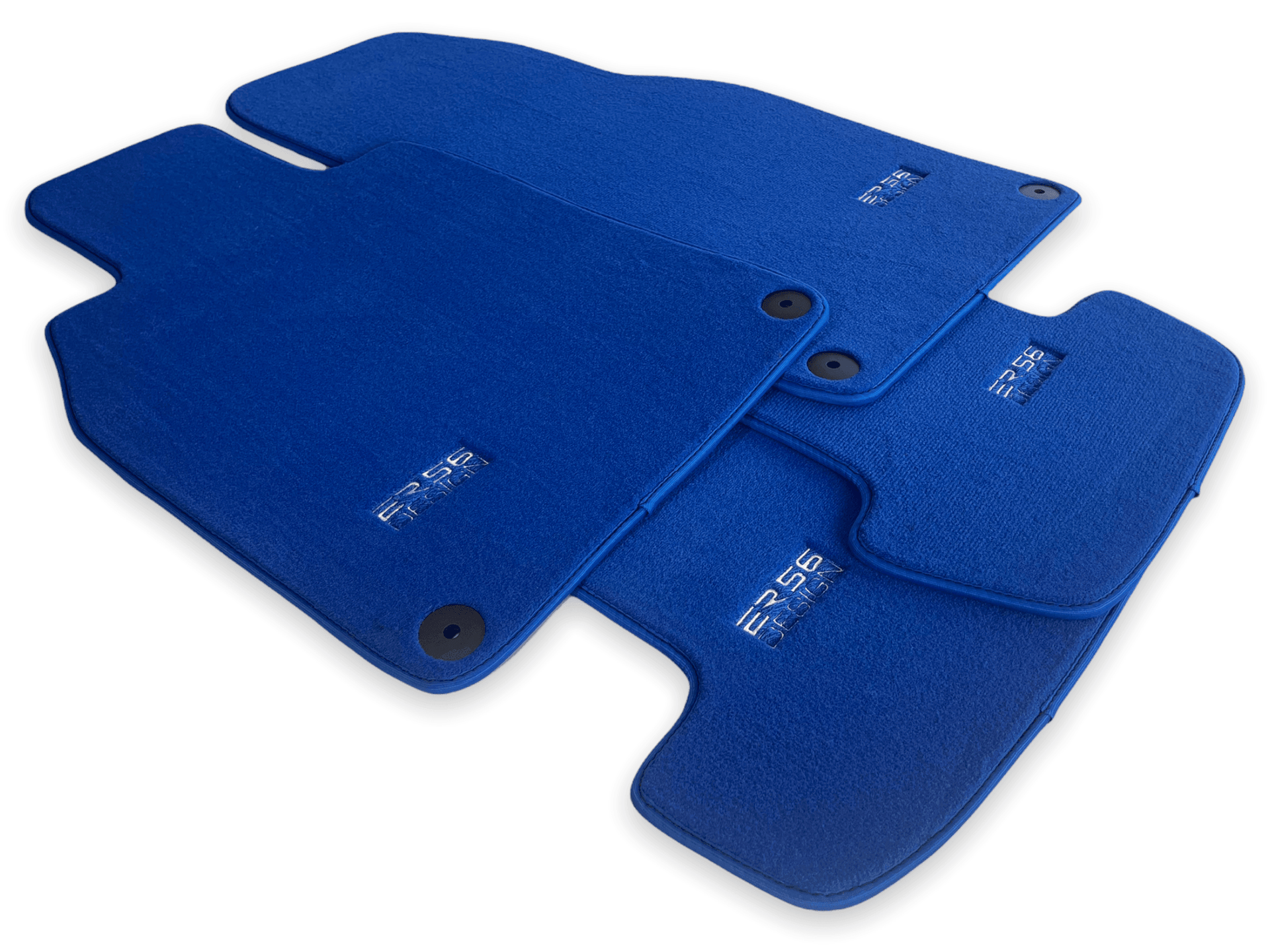 Blue Floor Mats for Porsche Cayenne (2003-2010) | ER56 Design - AutoWin