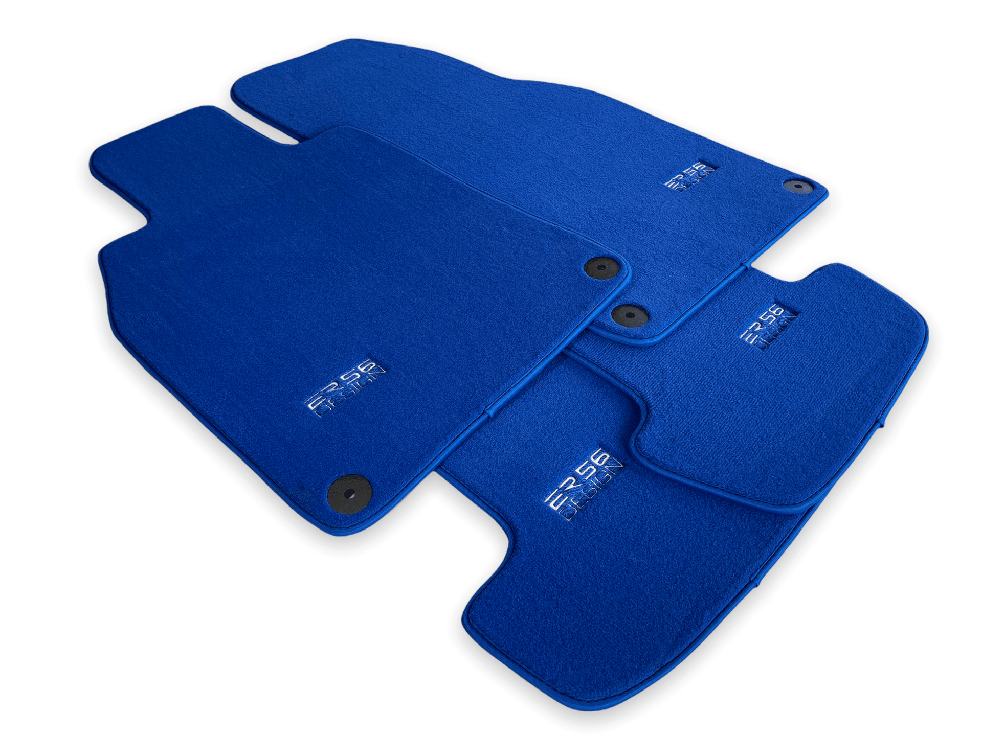 Blue Floor Mats for Porsche Cayenne (2010-2018) | ER56 Design - AutoWin