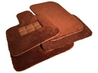 Brown Sheepskin Floor Mats For Bentley Flying Spur (2005-2013) Er56 Design Brand - AutoWin
