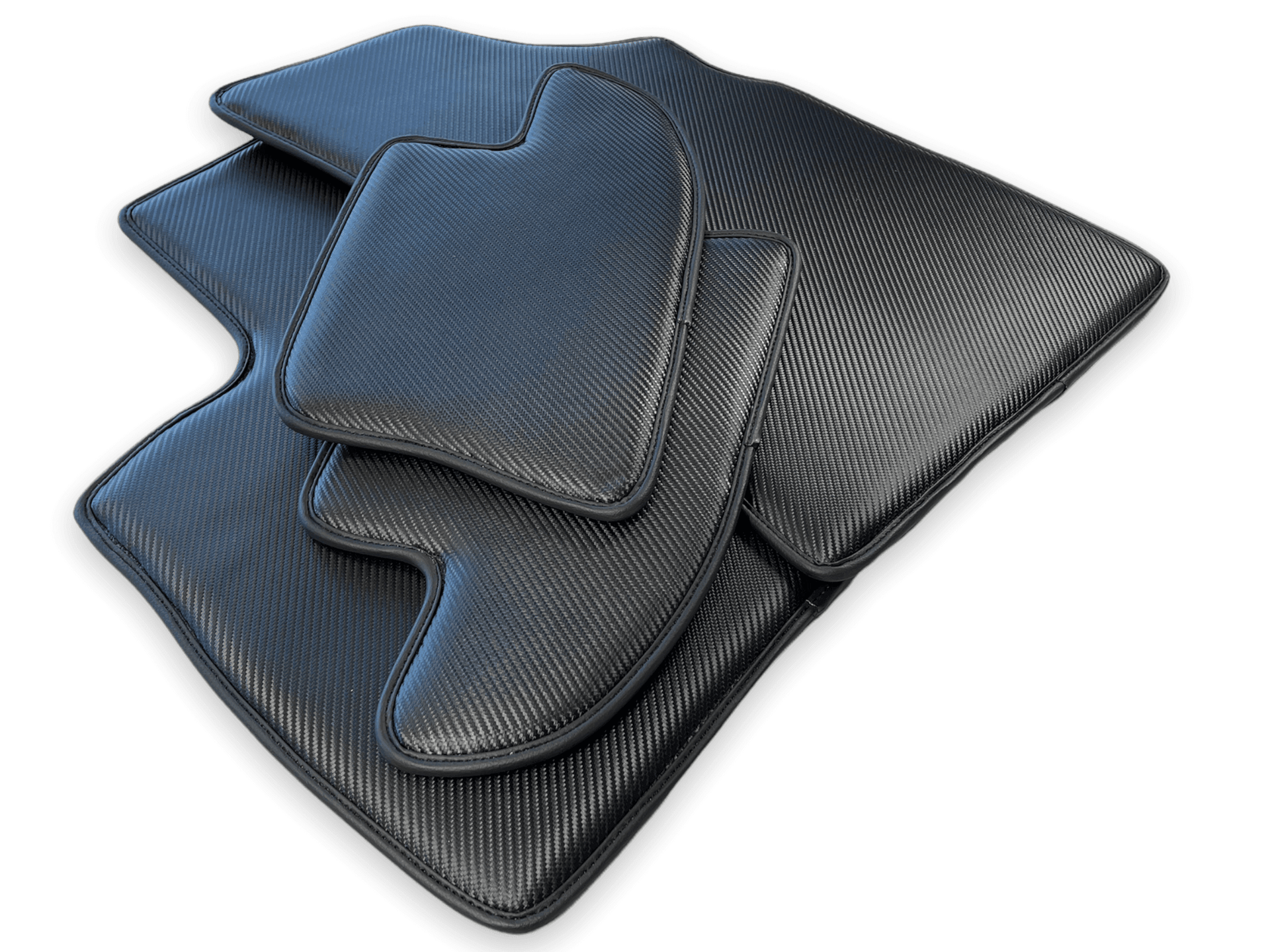 Carbon Fiber Floor Mats For Bentley Continental GTC (2011-2018) - AutoWin