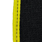 Carbon Fiber Floor Mats for Ferrari F12 Berlinetta (2012-2022) | Yellow Trim - AutoWin