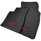 Carbon Fiber Floor Mats for Lamborghini Urus with Red Stitching - AutoWin