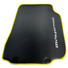 Carbon Floor Mats For Ferrari 812 Superfast (2018-2023) with Yellow Trim - AutoWin