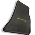 Carbon Leather Floor Mats For Dodge Challenger Srt 2011-2021 - AutoWin