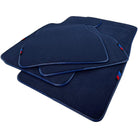 Dark Blue Floor Mats For BMW 5 Series E39 With M Package - AutoWin