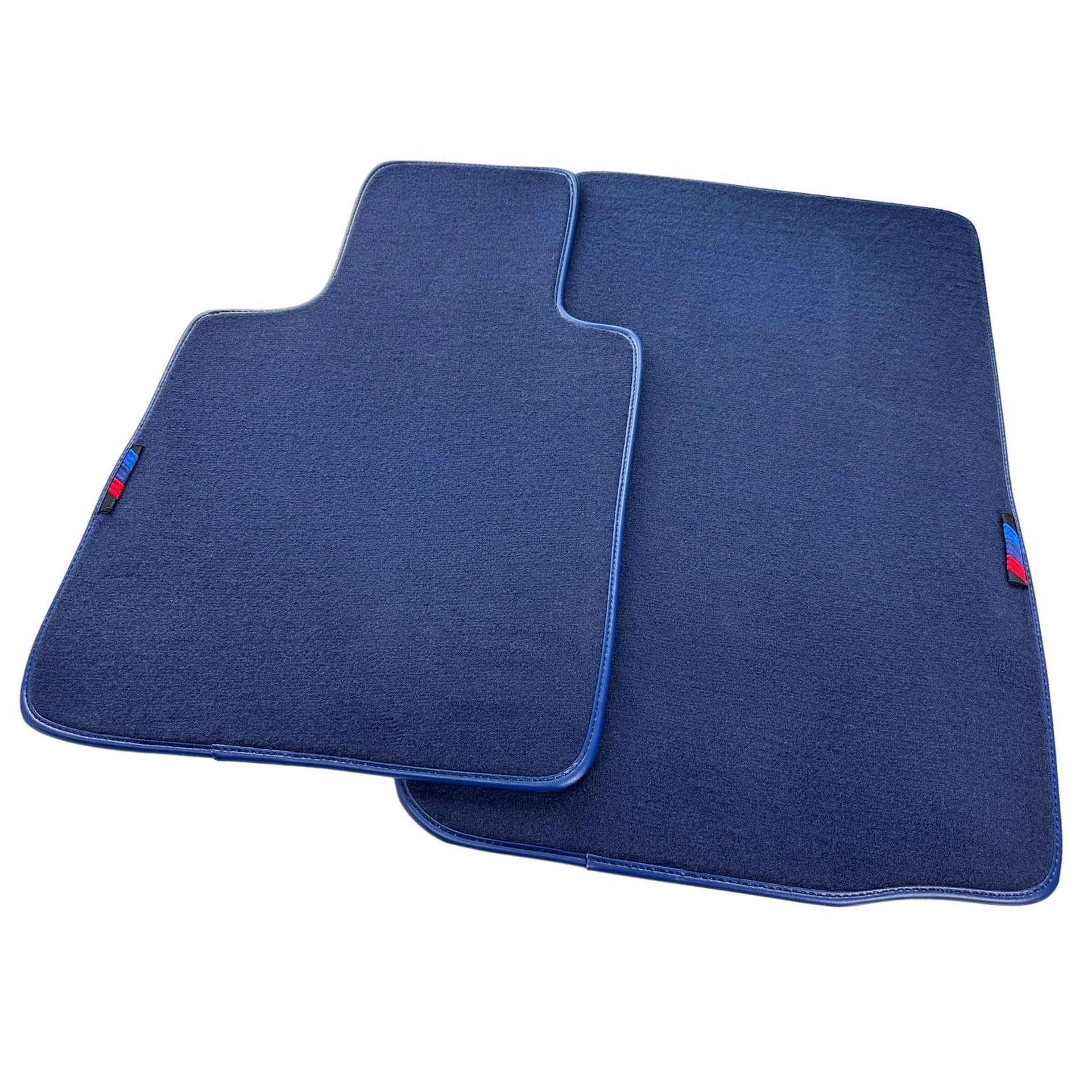 Dark Blue Floor Mats For BMW Z4 Series E86 Coupe (2003-2008) With M Package - AutoWin