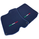 Dark Blue Floor Mats For Ferrari Portofino (2018-2023) Italian Edition - AutoWin