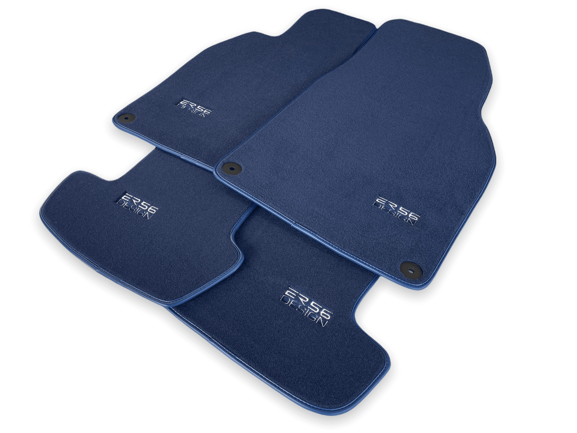Dark Blue Floor Mats for Porsche 911 - 991 (2012-2019) | ER56 Design - AutoWin