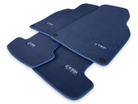 Dark Blue Floor Mats for Porsche Panamera (2009-2016) | ER56 Design - AutoWin