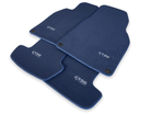 Dark Blue Floor Mats for Porsche Panamera (2017-2023) | ER56 Design - AutoWin