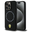 Ferrari Printed Ring MagSafe Hardcase for iPhone 15 Pro Max 6.7" - AutoWin