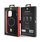Ferrari Printed Ring MagSafe Hardcase for iPhone 15 Pro Max 6.7" - AutoWin