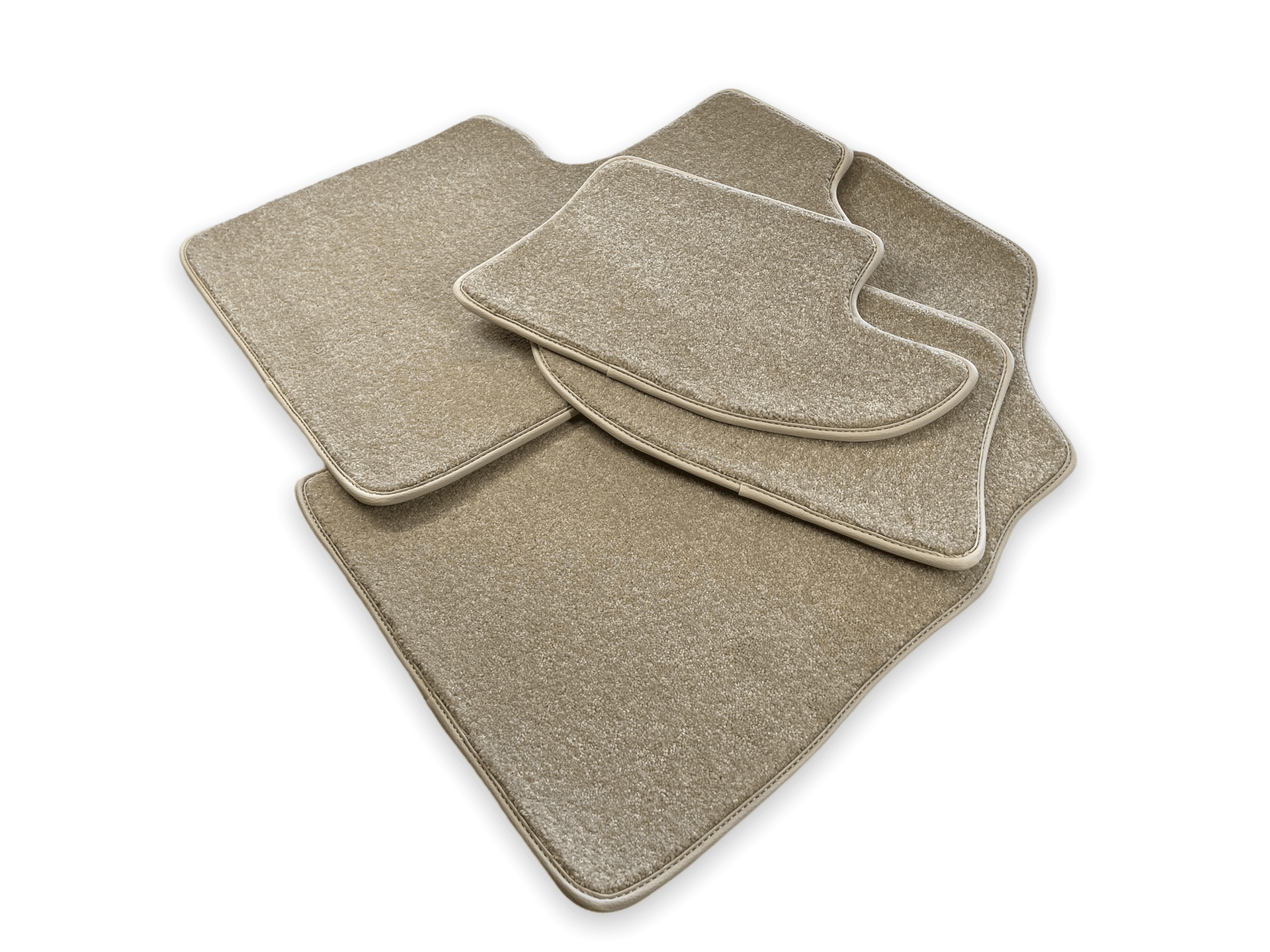 Floor Mats For Bentley Continental GT Beige Luxury Quality 2011–2018 - AutoWin