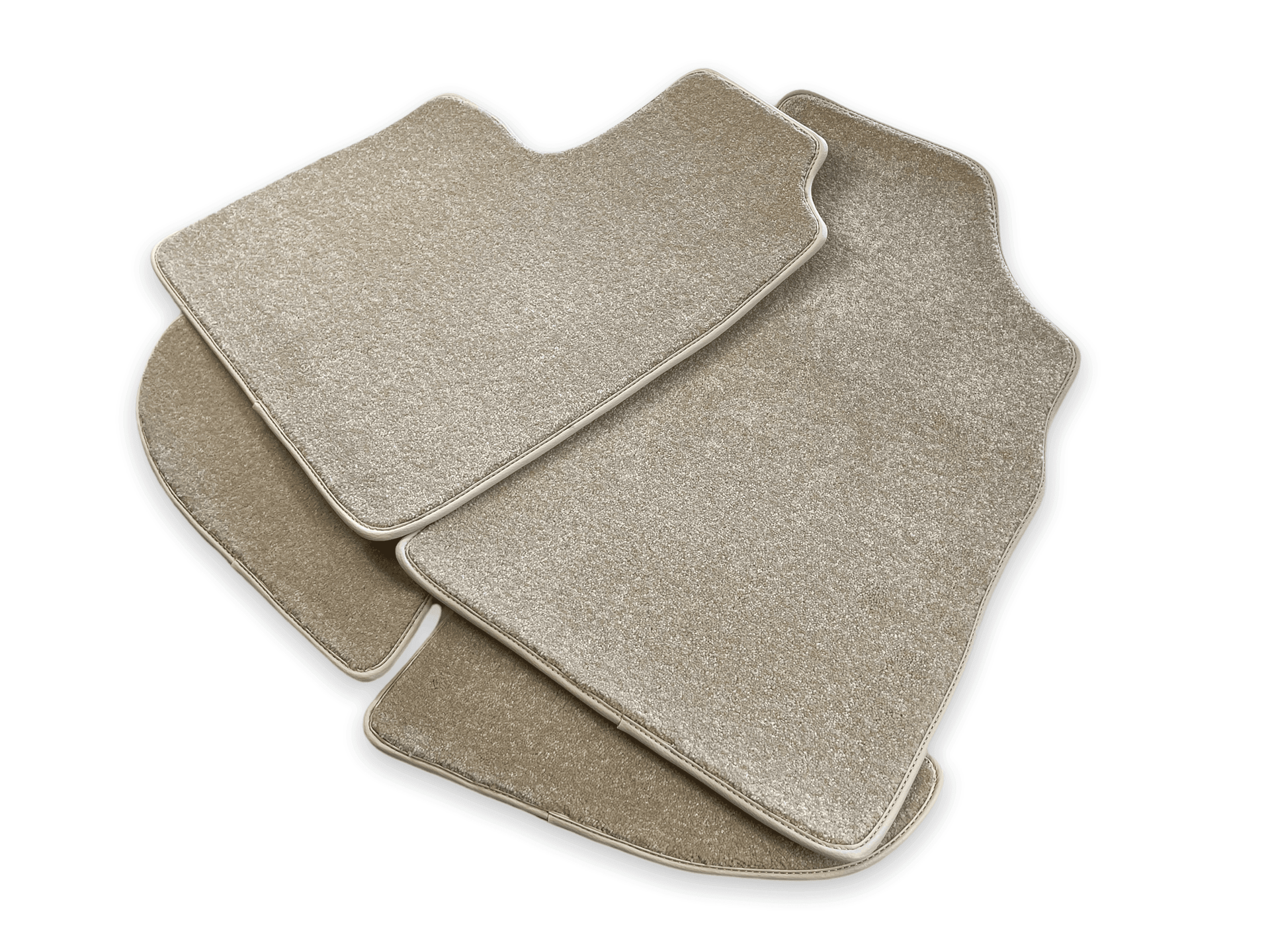 Floor Mats For Bentley Continental GTC (2011-2018) Beige Luxury Quality - AutoWin