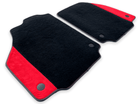 Floor Mats For Ferrari 458 Speciale (2012-2015) Red Alcantara Leather - AutoWin
