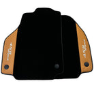 Floor Mats for Ferrari 458 Spider (2012-2015) with Beige Tradizione Nappa Leather - AutoWin