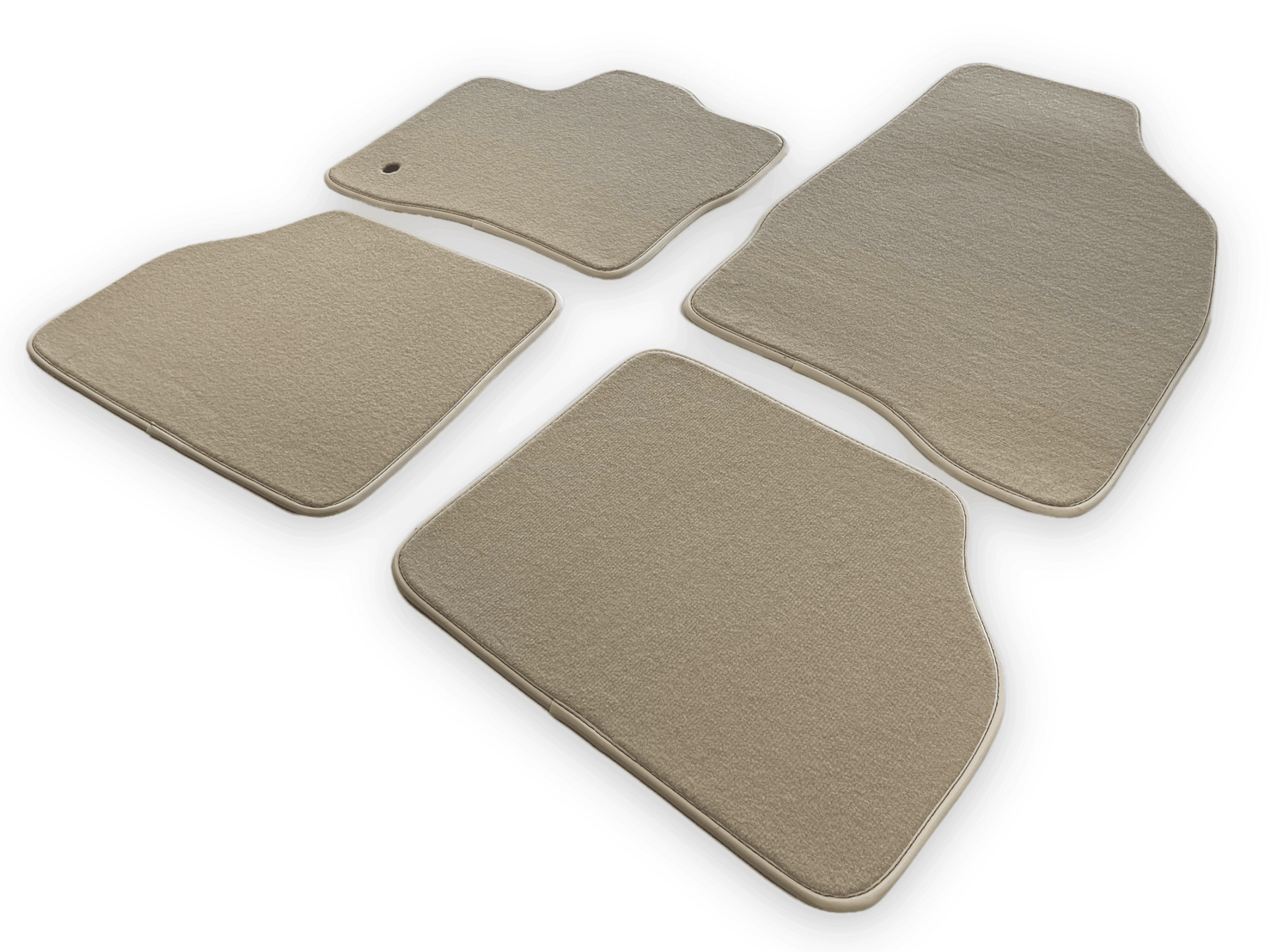 Floor Mats for Lincoln Nautilus (2019-2024) SUV Beige Tailored Carpets - AutoWin