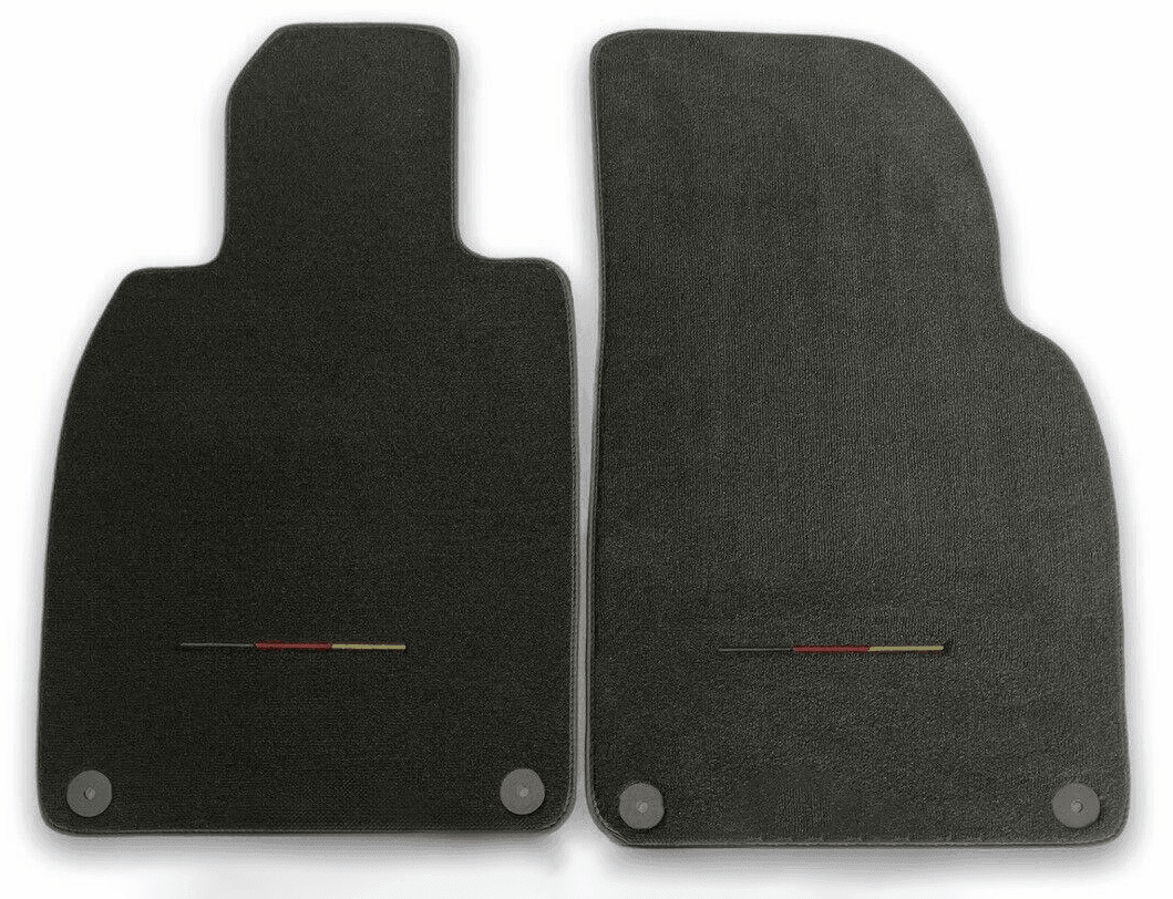 Floor Mats for Porsche 718 Cayman (2017-2023) Carpet Germany Flag AutoWin - AutoWin