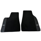 Floor Mats for Tesla Model X (6 Seats) Black Tailored Carpets ER56 Design - AutoWin