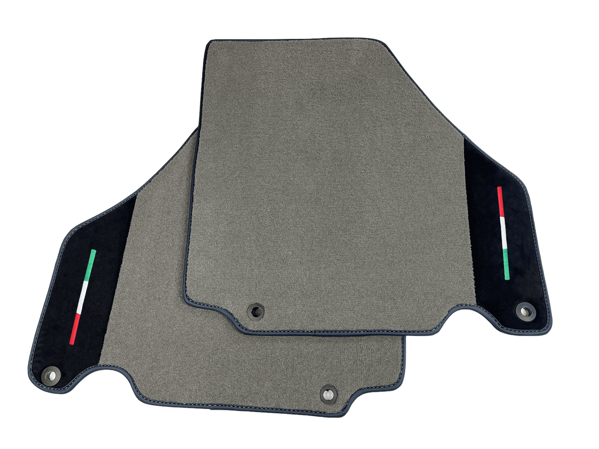 Floor Mats For Ferrari 360 Modena 1999-2005 Gray With Alcantara Leather - AutoWin