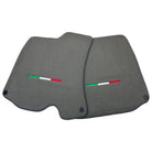 Gray Floor Mats For Ferrari Roma (2021-2024) Italian Edition - AutoWin