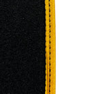 Gray Floor Mats for Lamborghini Huracan EVO (2014-2023) with Yellow Trim - AutoWin