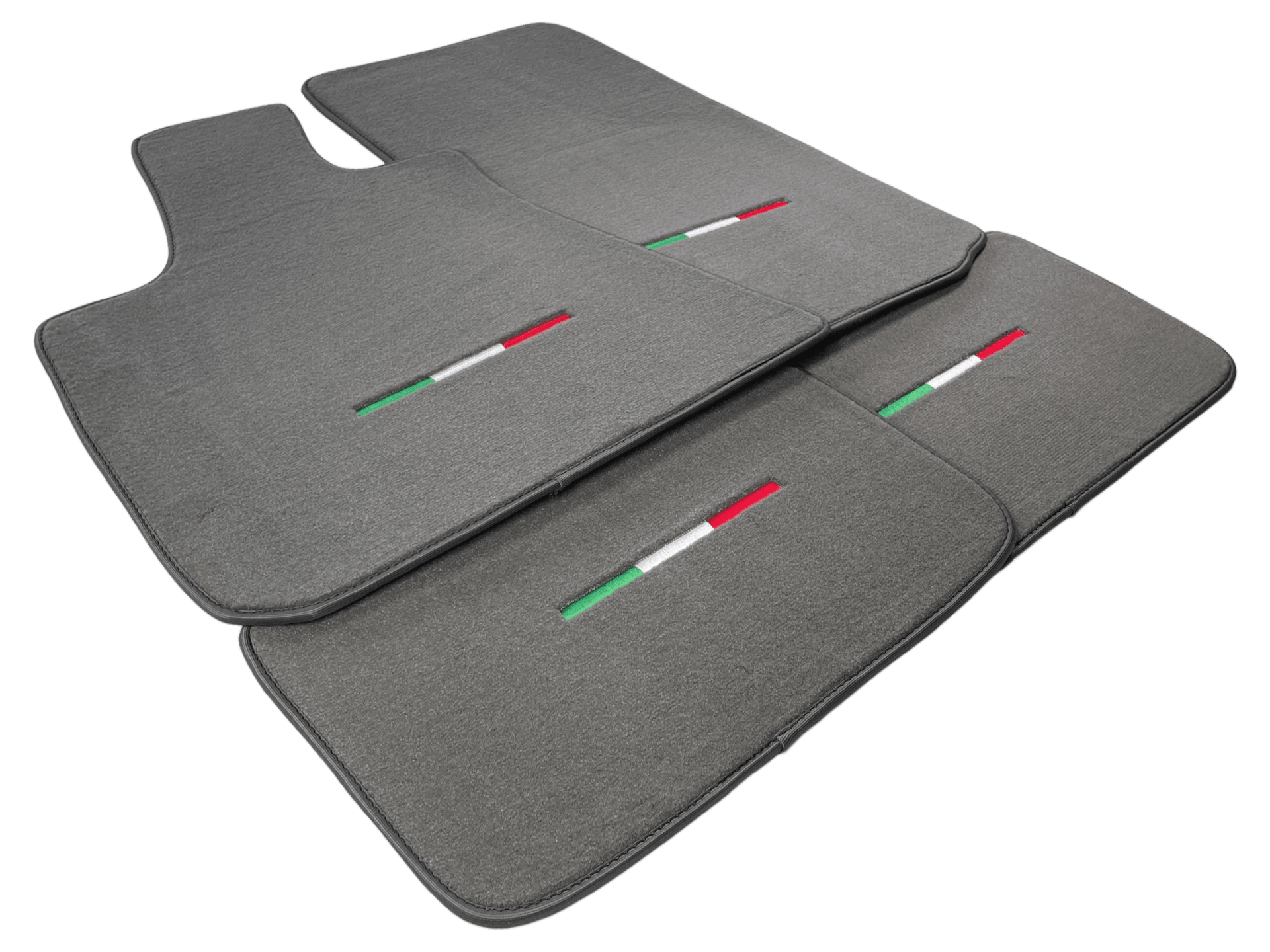 Gray Floor Mats For Maserati Coupé (2001-2007) Italy Edition - AutoWin