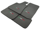 Gray Floor Mats For Maserati Coupé (2001-2007) Italy Edition - AutoWin
