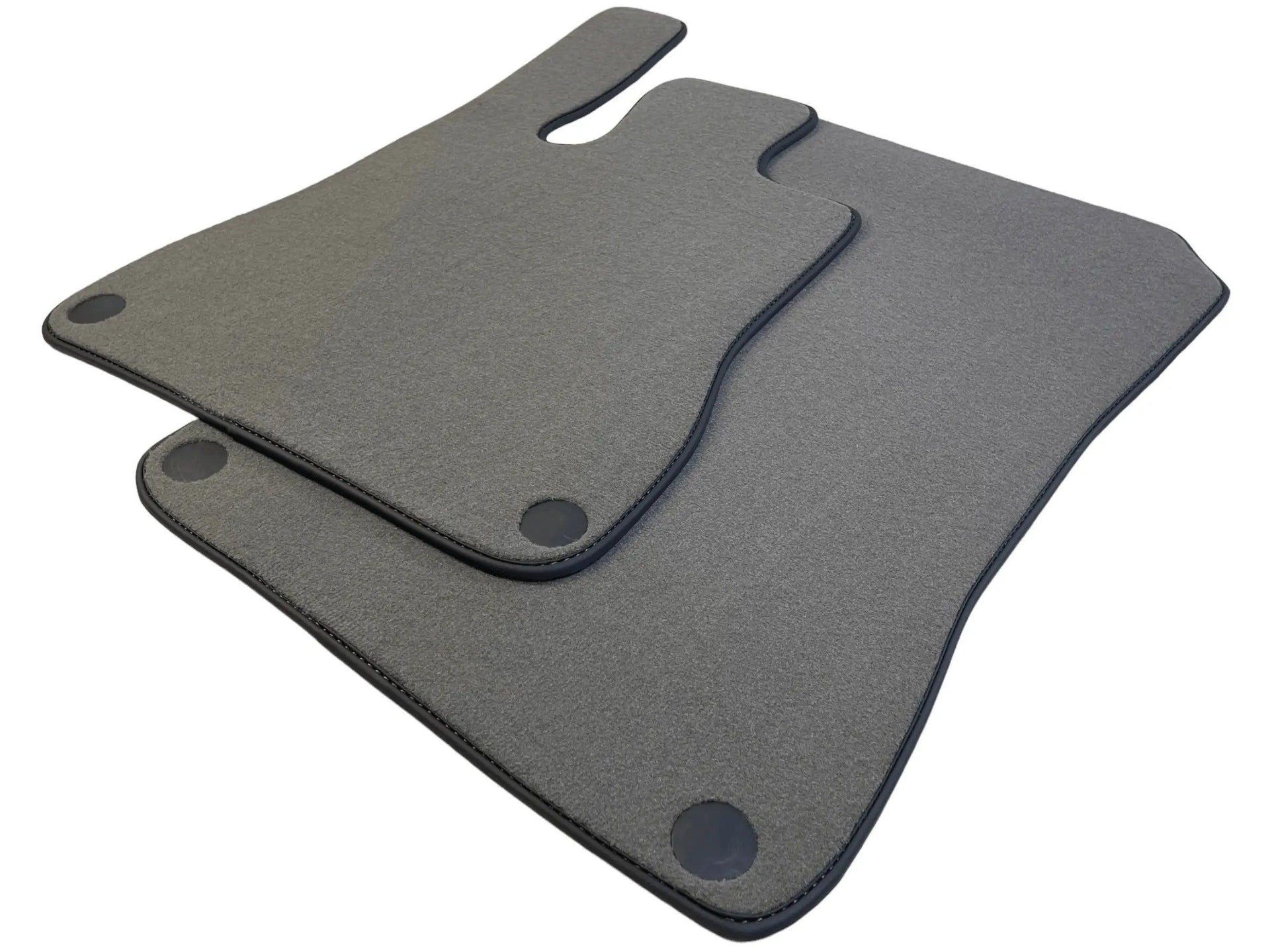 Gray Floor Mats For Mercedes-Benz SLC R172 (2016-2023) Black Trim - AutoWin