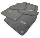 Gray Floor Mats for Porsche Taycan (2019-2023) | ER56 Design - AutoWin