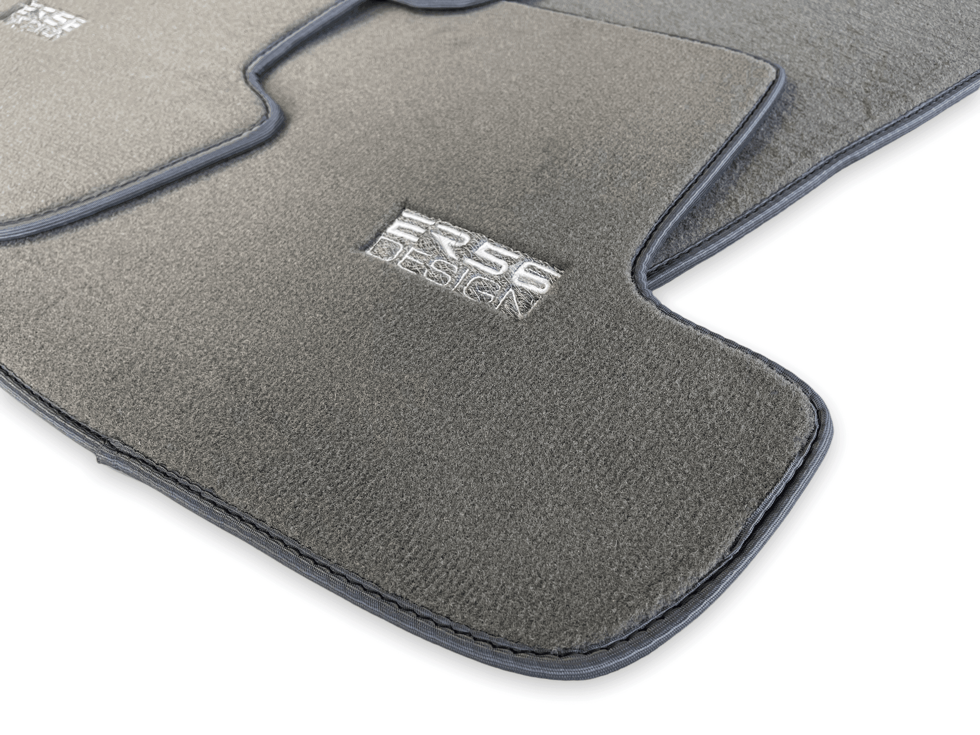 Gray Floor Mats for Porsche Taycan (2019-2023) | ER56 Design - AutoWin