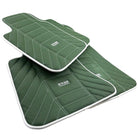 Green Leather Floor Mats For Rolls Royce Black Badge Ghost Series I (2010–2020) - AutoWin